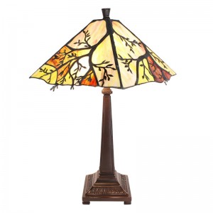 Lampa Tiffany Upside Down Tree Ø 36x57 cm, Clayre & Eef